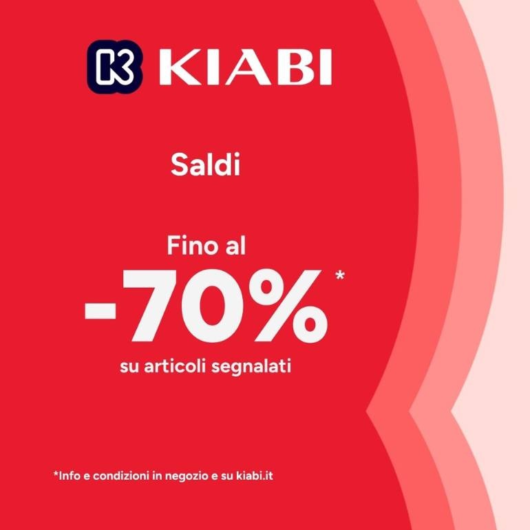 E' tempo di super SALDI KIABI!